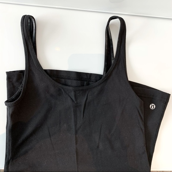 lululemon athletica Tops - Lululemon Tank Scoop Neck Black